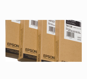 Epson T612800 UltraChrome K3 220ml Matte Black Pigment Ink Cartridge (C13T612800)