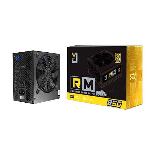 Nguồn máy tính Jetek Rhino RM850 - 850W - 2 Dây CPU - 80plus Gold