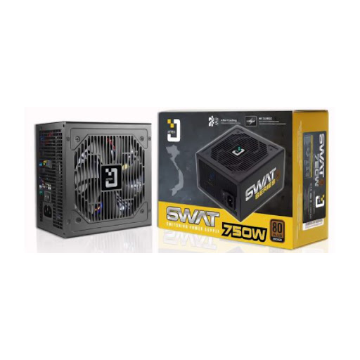 Nguồn máy tính Jetek SWAT750 - 750W - 2 Dây CPU - 80plus Bronze