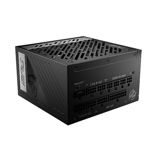 PSU MSI MPG A1000G PCIE5 - 80 Plus Gold Full-modullar