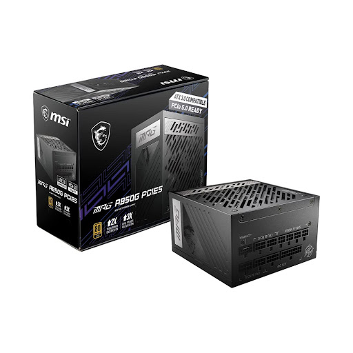 PSU MSI MPG A850G PCIE5 - 80 Plus Gold Full-modullar
