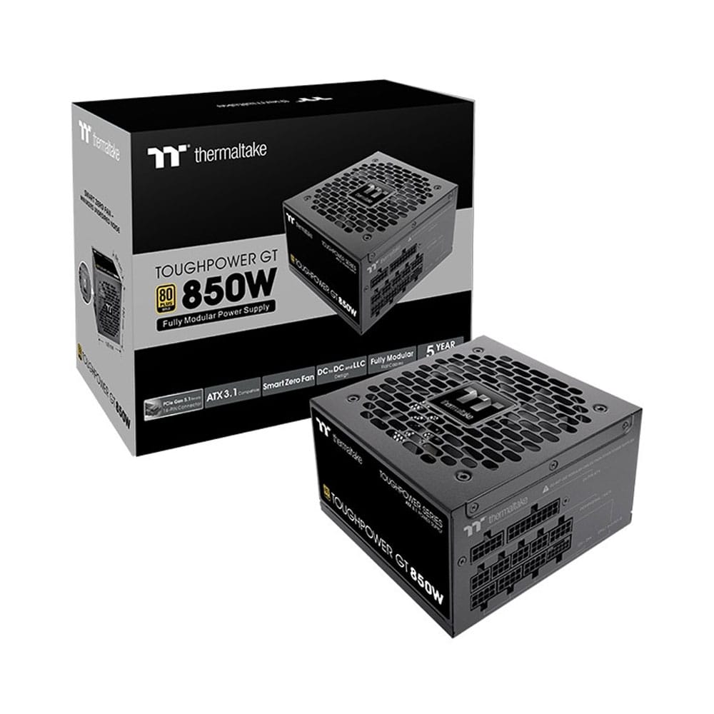 PSU THERMALTAKE TOUGHPOWER GT 850W 80 Plus Gold ATX 3.1 BLACK (PS-TPT-0850FNFAG*-3)
