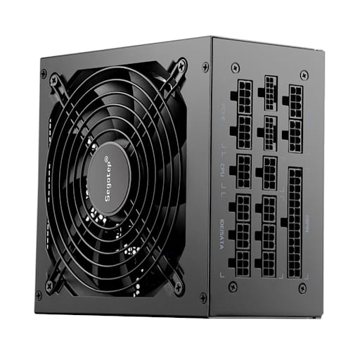 Power SEGOTEP GM1250W Black - 1250W - 80 Plus Gold - Full Modular - ATX3.0+PCIE5.0