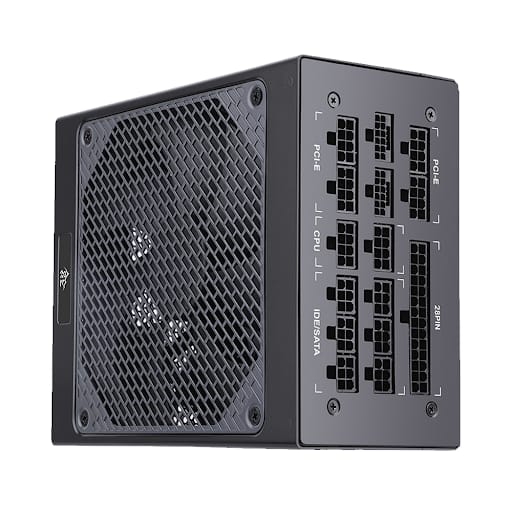 Power SEGOTEP KL1250G Black - 1250W - 80 Plus Gold - Full Modular - ATX3.0+PCIE5.0 (JP CAP)
