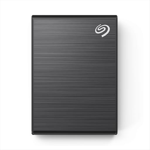 Ổ Cứng Di Động SSD Seagate One Touch 1TB USB-C + Rescue (Đen) - STKG1000400