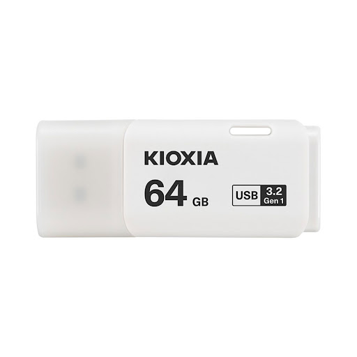 Ổ cứng di động/ USB 3.2 Kioxia U301 64GB, Type-A, Trắng (LU301W064GG4)