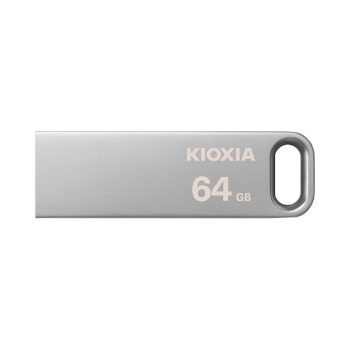 Ổ cứng di động/ USB 3.2 Kioxia U366 64GB, Type-A, Bạc (LU366S064GG4)