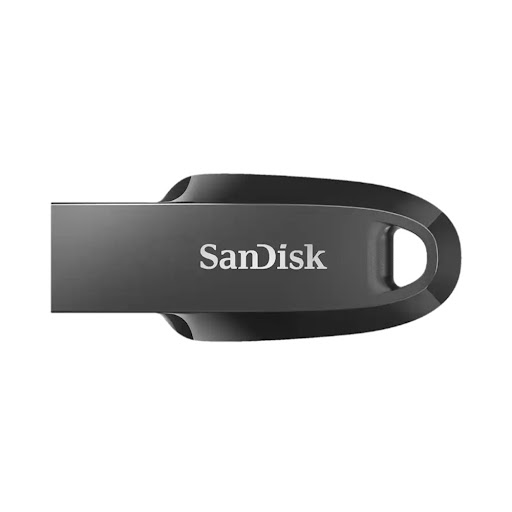 Ổ cứng di động/ USB 3.2 SanDisk Ultra Curve Flash Drive CZ550 128GB, Type-A, Black (SDCZ550-128G-G46)