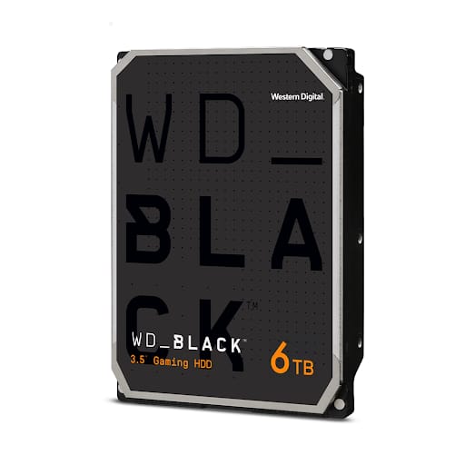 Ổ cứng gắn trong DESKTOP WD Black 6TB, 3.5, SATA 3 (WD6004FZWX)
