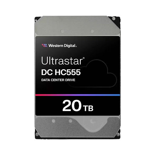 Ổ cứng gắn trong/ HDD WD Ultrastar DC HC555 20TB 7200RPM 512MB 3.5" (WUH722020CLE6L4)