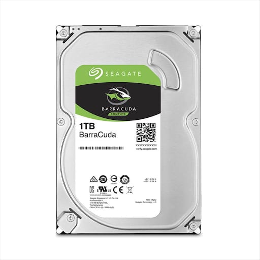 Ổ cứng gắn trong Seagate BarraCuda 1TB 7200rpm SATA 3.5" (ST1000DM014)