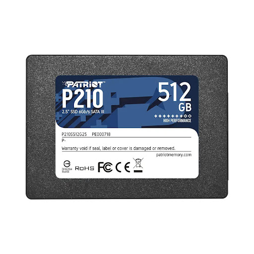 Ổ cứng gắn trong/ SSD PATRIOT P210 512GB 2.5'' SATA3 P210S512G25
