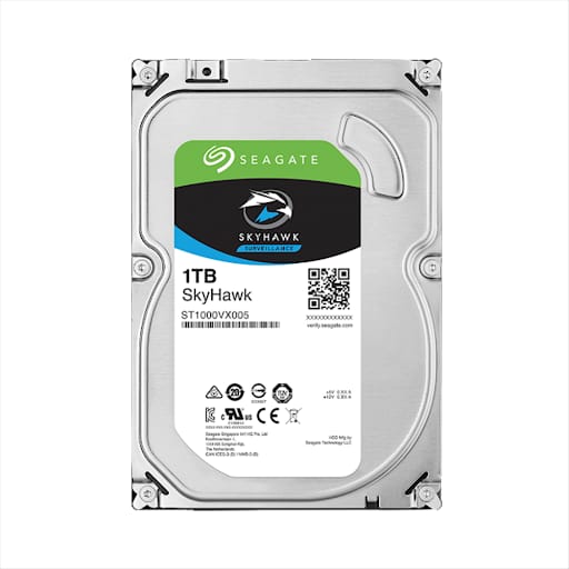 Ổ cứng HDD Camera Seagate Skyhawk 1TB 3.5" SATA (ST1000VX005)