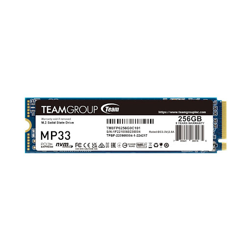 Ổ cứng SSD TeamGroup MP33 256GB M.2 PCIe Gen3x4 (TM8FP6256G0C101)