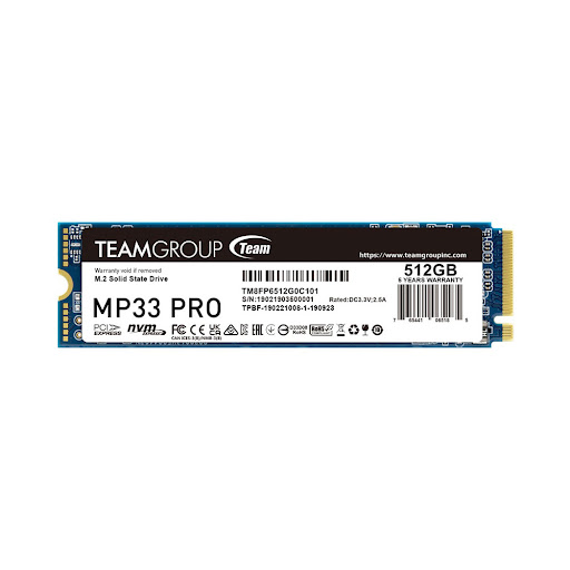 Ổ cứng SSD TeamGroup MP33 PRO 512GB M.2 PCIe Gen3x4 TM8FPD512G0C101