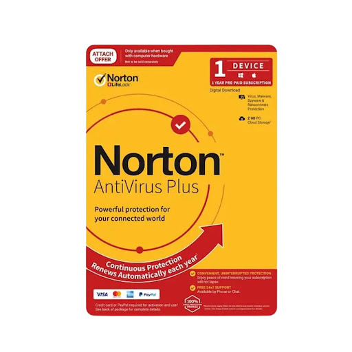 Phần mềm Norton Antivirus NAV PLUS 2GB 1U 1D 12 tháng