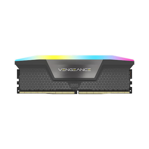 Bộ nhớ trong/ RAM Desktop Corsair Grey VENGEANCE RGB 16GB (1x16GB) DDR5 6000MHz 1.35V (CMH16GX5M1E6000Z36)