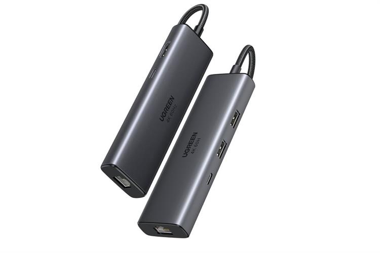 Adapter chuyển đổi Type C PD 6 in 1 Ugreen CM512 45000