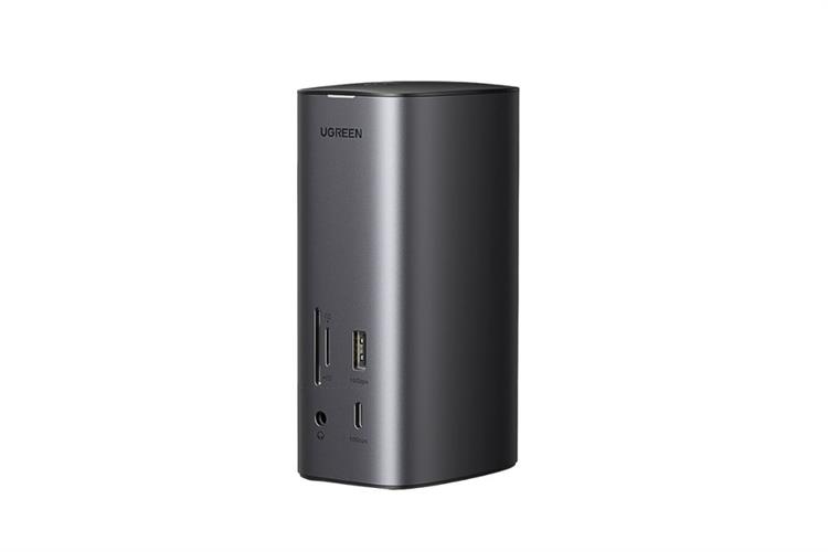 Bộ Adapter chuyển đổi Type C PD 12 in 1 kèm cáp Type C - Type C 1m 10Gbps Ugreen CM555 90325