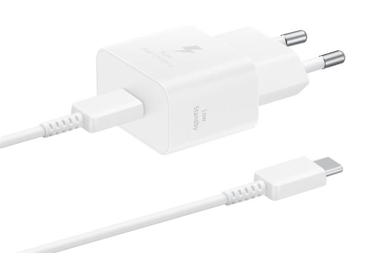Bộ sạc nhanh Type-C PD 25W Samsung EP-T2510XW kèm cáp Type C - Type C