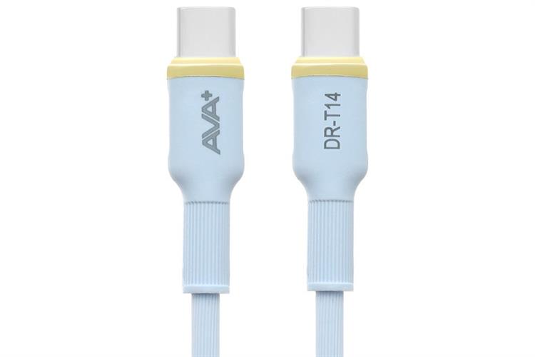 Cáp sạc nhanh Type-C - Type-C 100W 1m AVA+ DR-T14