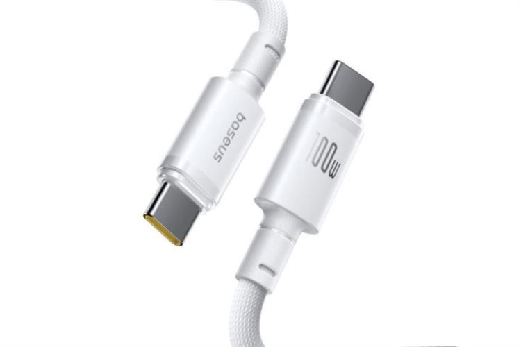 Cáp sạc nhanh Type-C - Type-C 100W 1m Baseus New Braided CB000217
