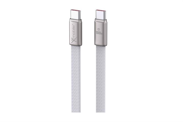 Cáp sạc nhanh Type C - Type C 100W 1m Xmobile Flat RH-1211