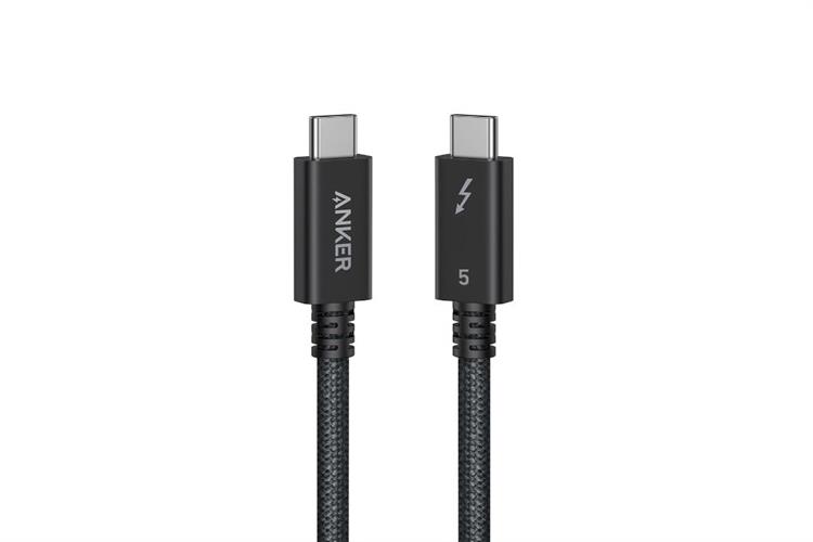 Cáp sạc nhanh Type C - Type C Thunderbolt 5 240W 80Gbps 0.5m Anker Prime A84N1