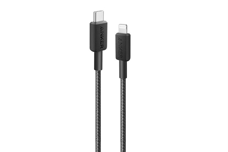 Cáp sạc nhanh và truyền dữ liệu Type-C - Lightning 20W 0.9m Anker 322 A81B5