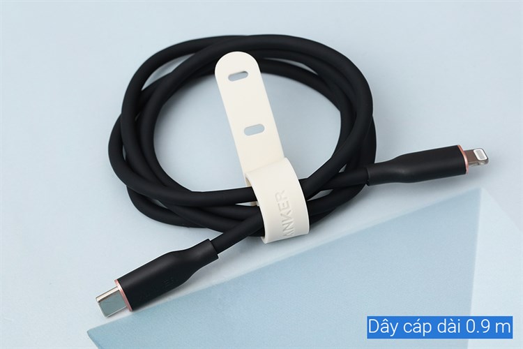 Cáp sạc nhanh và truyền dữ liệu Type-C - Lightning 20W 0.9m Anker PowerLine III Flow A8662