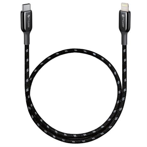 Cáp sạc nhanh và truyền dữ liệu Type-C - Lightning 30W 0.5m Mazer M-PL3Pro-C2L50-BK