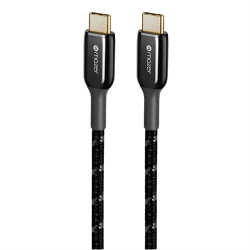Cáp sạc nhanh và truyền dữ liệu Type-C - Type-C 100W 0.5m Mazer M-PL3PRO-C2C50-BK