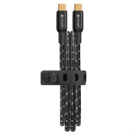 Cáp sạc nhanh và truyền dữ liệu Type-C - Type-C 100W 1.25m Mazer M-PL3Pro-C125G2-BK