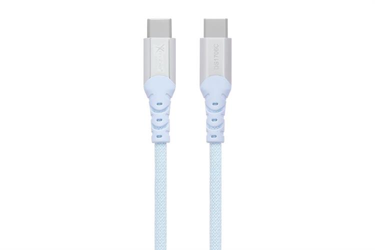Cáp sạc nhanh và truyền dữ liệu Type-C - Type-C 100W 1m Xmobile DS1706C