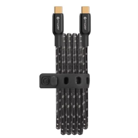Cáp sạc nhanh và truyền dữ liệu Type-C - Type-C 100W 2.5m Mazer M-PL3Pro-C250G2-BK