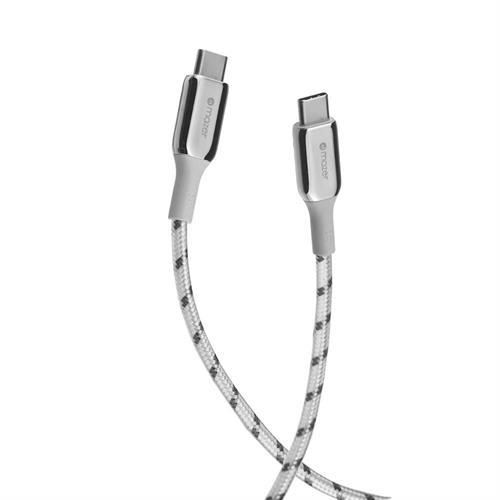 Cáp sạc nhanh và truyền dữ liệu Type-C - Type-C 240W 1.25m Mazer M-PL3Pro-240C125-WH