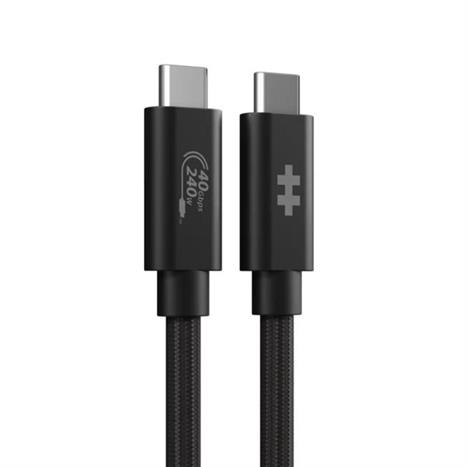 Cáp sạc nhanh và truyền dữ liệu Type-C - Type-C 240W 1.2m Hyperdrive HD6500BKGL