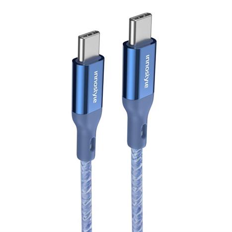 Cáp sạc nhanh và truyền dữ liệu Type-C - Type-C 60W 1.5m Innostyle ICC150ALBLU