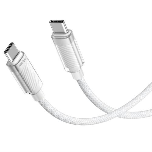 Cáp sạc nhanh và truyền dữ liệu Type-C - Type-C 60W 1.5m Innostyle SCC150WHT