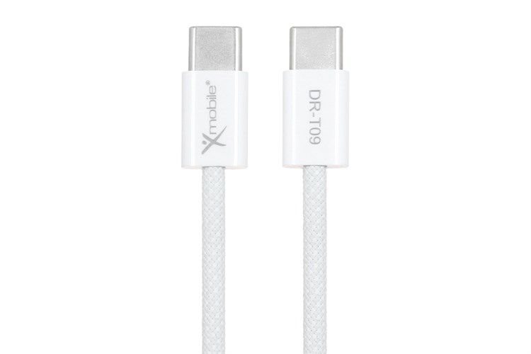 Cáp sạc nhanh và truyền dữ liệu Type-C - Type-C 60W 1m Xmobile DR-T09