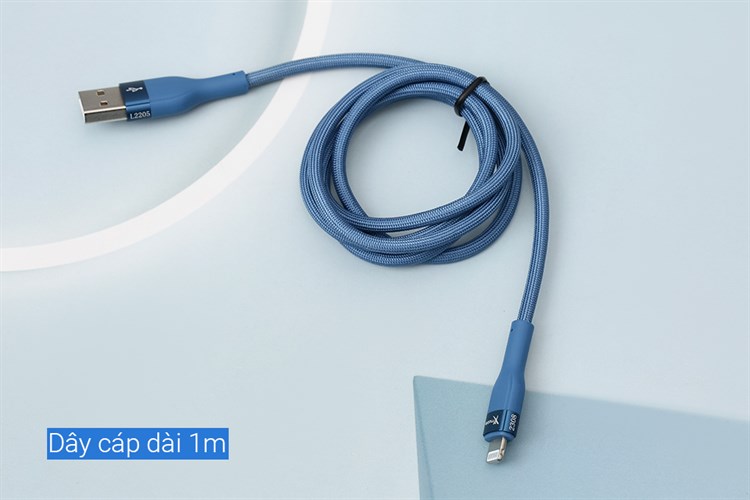 Cáp sạc và truyền dữ liệu USB-A - Lightning 12W 1m Xmobile L2205