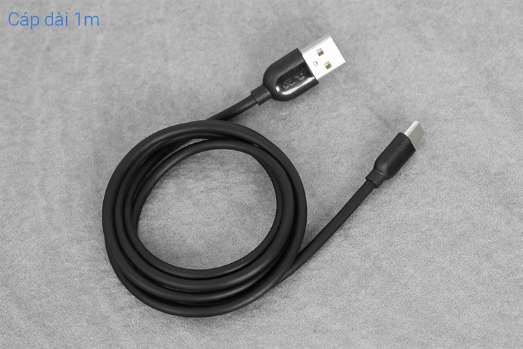 Cáp sạc và truyền dữ liệu USB-A - Type-C 15W 1m AVA+ DR-T02
