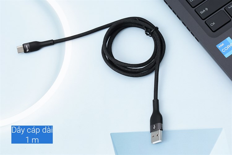 Cáp sạc và truyền dữ liệu USB-A - Type-C 15W 1m Xmobile L2205