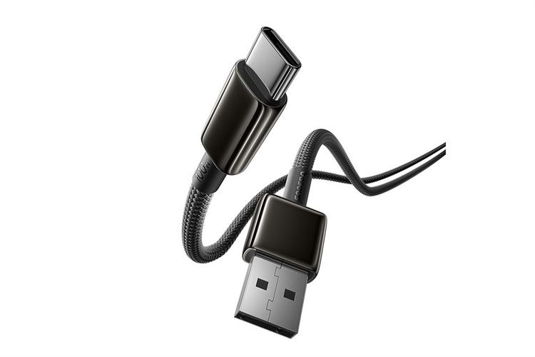 Cáp sạc và truyền dữ liệu USB-A - Type-C 15W 2m Baseus Tungsten Gold Air E04289