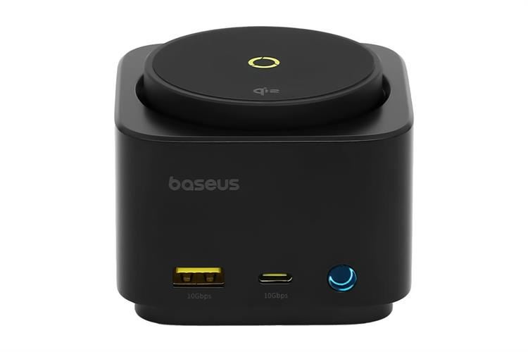 Đế sạc nhanh không dây 7 cổng USB Type-C HDMI Qi2 SD Micro SD 65W Baseus MagPro BS-OH122