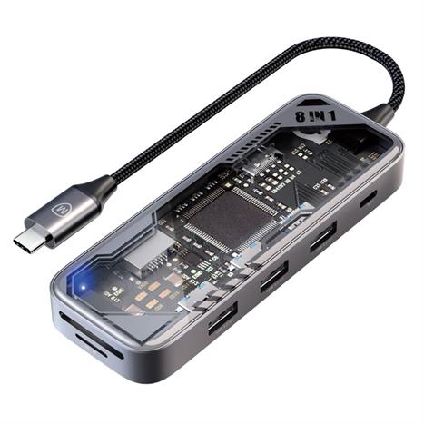 Hub chuyển đổi Type C 8 in 1 MicroPack Expand 8 MDC N8T