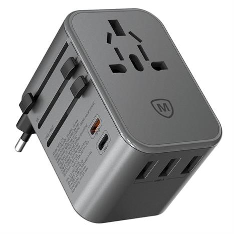 Sạc du lịch 3 cổng USB Type-C PD PPS 35W MicroPack Traveller 35 MTA535