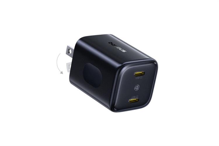 Sạc nhanh 2 cổng Type-C PD GaN6 Pro 45W Baseus PicoGo AN13 E0121G
