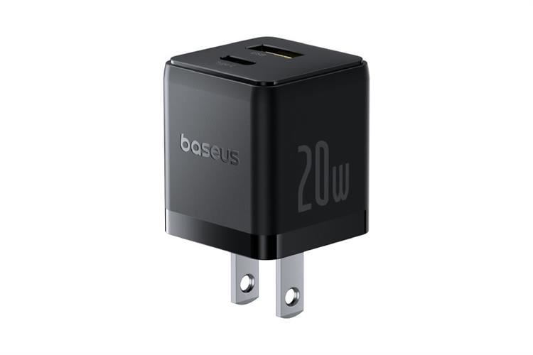 Sạc nhanh 2 cổng USB Type-C PD 20W Baseus Palm CCZC20US