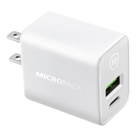Sạc nhanh 2 cổng USB Type-C QC PD 33W MicroPack Power Server 33MWC-233PD